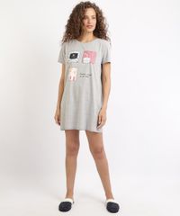 Blusa-Feminina--Maratonar--Manga-Curta-Decote-Redondo-Cinza-9957191-Cinza_3