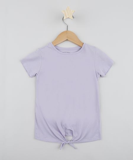 Blusa-Infantil-com-No-Manga-Curta-Lilas-9961620-Lilas_1