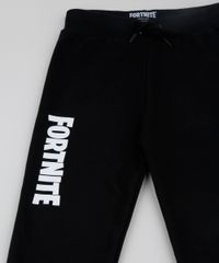 Calca-de-Moletom-Juvenil-Jogger-Fortnite-com-Bolsos-Preta-9962565-Preto_3