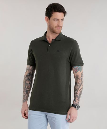 Polo-em-Piquet-Verde-Militar-7864519-Verde_Militar_1