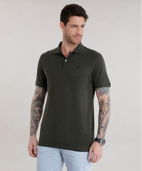 Polo-em-Piquet-Verde-Militar-7864519-Verde_Militar_1