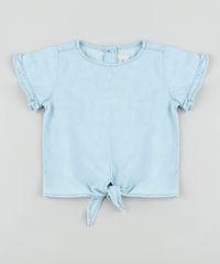 Blusa-Jeans-Infantil-com-Amarracao-Manga-Curta-Azul-Claro-9892641-Azul_Claro_1