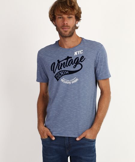 Camiseta-Masculina--Vintage-Denim--Manga-Curta-Gola-Careca-Azul-9951259-Azul_1 Camiseta-Masculina--Vintage-Denim--Manga-Curta-Gola-Careca-Azul-9951259-Azul_1
