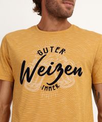Camiseta-Masculina--Guter-Weizen--Manga-Curta-Gola-Careca-Amarela-9951260-Amarelo_2