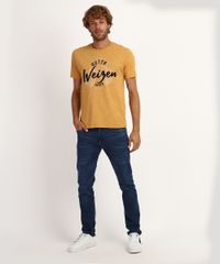 Camiseta-Masculina--Guter-Weizen--Manga-Curta-Gola-Careca-Amarela-9951260-Amarelo_3