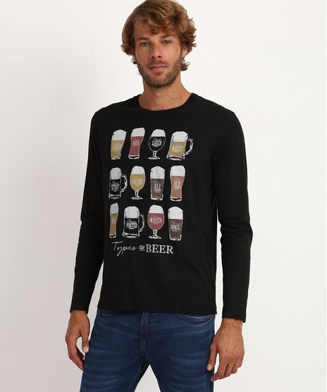 Camiseta-Masculina-Cervejas-Manga-Curta-Gola-Careca-Preto-9958231-Preto_1