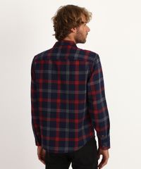 Camisa-Masculina-Estampada-Xadrez-Flanelada-com-Bolso-Vermelha-9831521-Vermelho_2