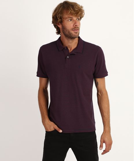 Polo-Masculina-Comfort-Estampada-em-Piquet-Maquinetado-Manga-Curta-Roxa-9893756-Roxo_1