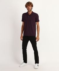 Polo-Masculina-Comfort-Estampada-em-Piquet-Maquinetado-Manga-Curta-Roxa-9893756-Roxo_3