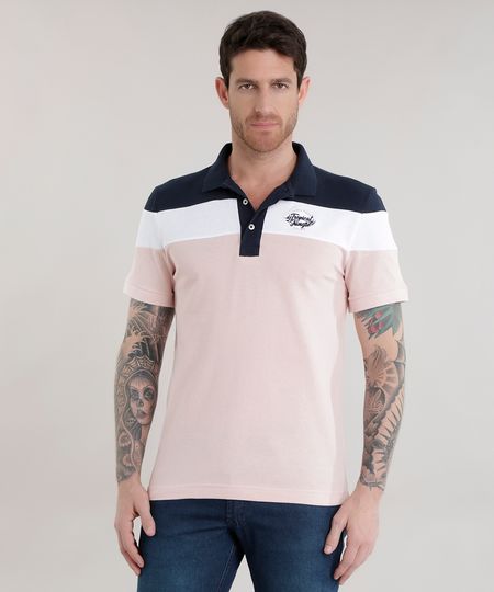 Polo-em-Piquet-com-Recortes-Rose-8526941-Rose_1 Polo-em-Piquet-com-Recortes-Rose-8526941-Rose_1