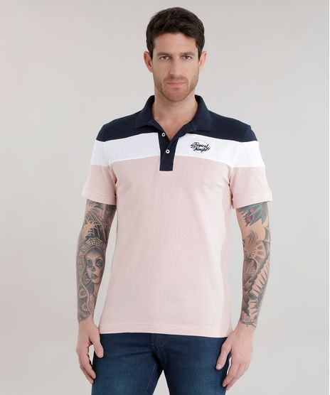 Polo-em-Piquet-com-Recortes-Rose-8526941-Rose_1