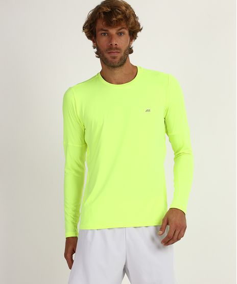 Camiseta-Masculina-Running-Esportiva-Ace-Manga-Longa-Gola-Careca-com-Protecao-UV-50--Amarela-9958498-Amarelo_1
