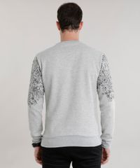 Blusao-em-Moletom-com-Estampa-Floral-Cinza-Mescla-8707092-Cinza_Mescla_2