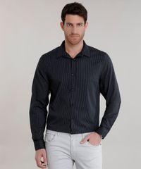 Camisa-Slim-Listrada-Preta-8587037-Preto_5