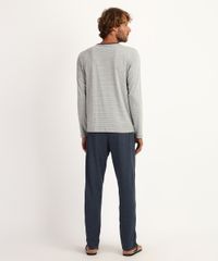 Pijama-Masculino-Camiseta-Estampada-Listrada-Manga-Longa-Gola-Careca--Cinza-9946154-Cinza_2