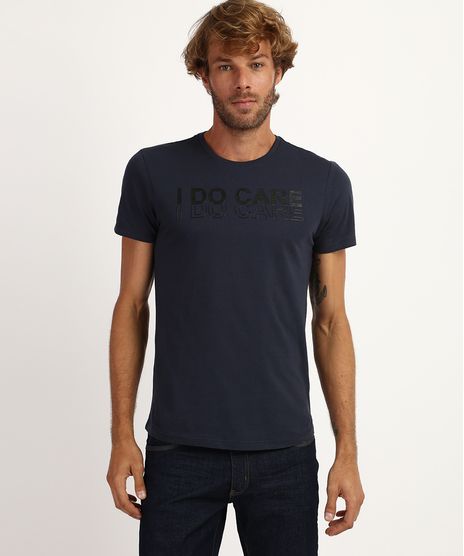 Camiseta-Masculina-Antiviral-Slim--I-Do-Care--Manga-Curta-Gola-Careca-Azul-Marinho-9958379-Azul_Marinho_1