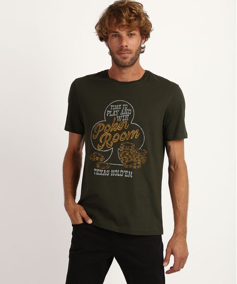Camiseta-Masculina--Poker-Room--Manga-Curta-Gola-Careca-Verde-9951833-Verde_1