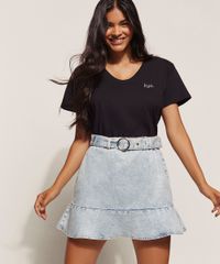 Saia-Jeans-Feminina-Curta-Marmorizada-com-Babado-e-Cinto-Azul-Claro-9960544-Azul_Claro_5