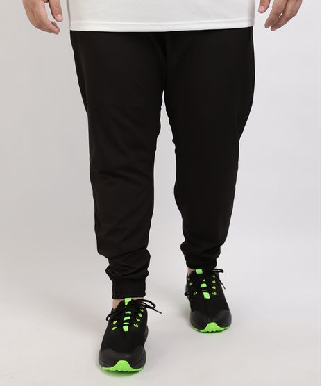 Calca-Masculina-Plus-Size-Esportiva-Ace-Relaxed-com-Bolsos-Preta-9951736-Preto_1