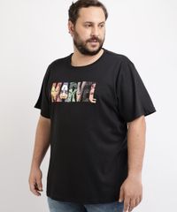 Camiseta-Masculina-Plus-Size-Marvel-Os-Vingadores-Manga-Curta-Gola-Careca-Preta-9963215-Preto_1