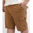 Bermuda-de-Sarja-Masculina-Plus-Size-Cargo-Caramelo-9951784-Caramelo_1