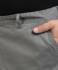 Bermuda-de-Sarja-Masculina-Plus-Size-Cargo-Cinza-9951784-Cinza_4
