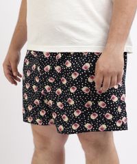 Samba-Cancao-Masculina-Plus-Size-Estampada-de-Pipoca-Azul-Escuro-9951242-Azul_Escuro_3