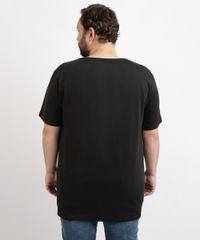 Camiseta-Masculina-Plus-Size-Rick-and-Morty-Manga-Curta-Gola-Careca-Preta-9962588-Preto_4