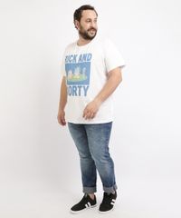 Camiseta-Masculina-Plus-Size-Rick-and-Morty-Manga-Curta-Gola-Careca-Branca-9962590-Branco_3