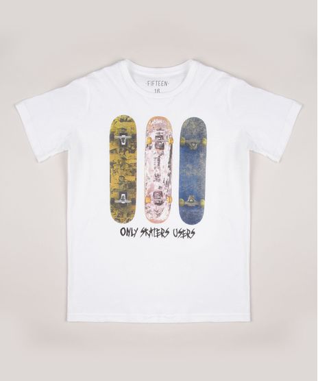 Camiseta-Juvenil-Estampa-de-Skates-Manga-Curta-Branca-9944021-Branco_1