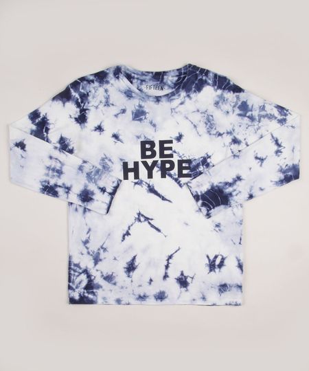 Camiseta-Juvenil-Estampada-Tie-Dye--be-hype--Manga-Longa-Azul-Marinho-9959634-Azul_Marinho_1