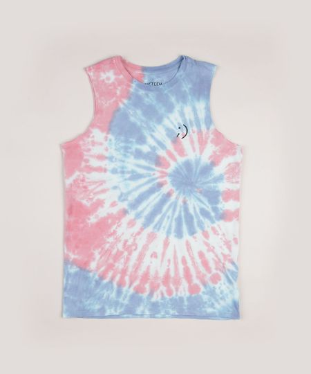 Regata-Juvenil-Estampada-Tie-Dye-Azul-9959786-Azul_1 Regata-Juvenil-Estampada-Tie-Dye-Azul-9959786-Azul_1