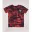 Camiseta-Juvenil-Estampada-Tie-Dye--Good-Vibes--Manga-Curta-Vermelha-9960376-Vermelho_1