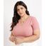 T-shirt-Feminina-Plus-Size-Mindset-Canelada-Manga-Curta-Decote-V-Rosa-9959952-Rosa_1