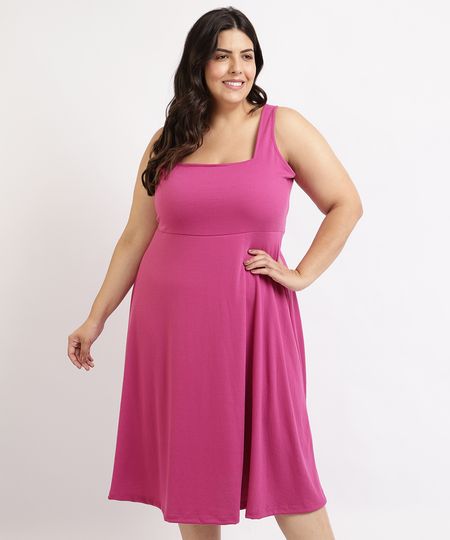 Vestido-Feminino-Plus-Size-Mindset-Midi-Regata-Decote-Quadrado-Pink-9964133-Pink_1 Vestido-Feminino-Plus-Size-Mindset-Midi-Regata-Decote-Quadrado-Pink-9964133-Pink_1