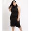 Vestido-Feminino-Plus-Size-Mindset-Midi-Canelado-com-Fenda-Regata-Gola-Alta-Preto-9964420-Preto_1