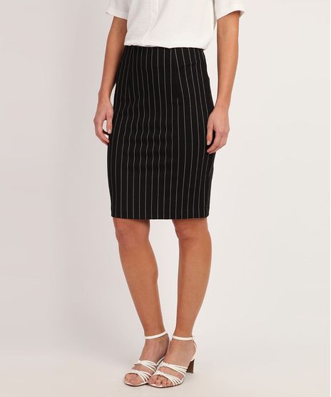 Saia-Lapis-Feminina-Curta-Risca-de-Giz-Preta-9833323-Preto_1