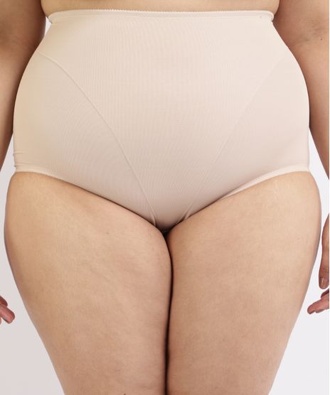 Calcinha-Plus-Size-Modeladora-Triumph-em-Microfibra-Cintura-Alta-Bege-9957905-Bege_1