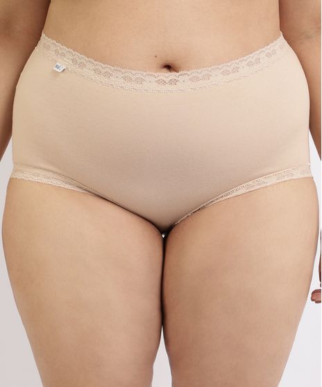 Calcinha-Plus-Size-Calecon-Triumph-em-Algodao-com-Renda-Bege-1-9957912-Bege_1_1
