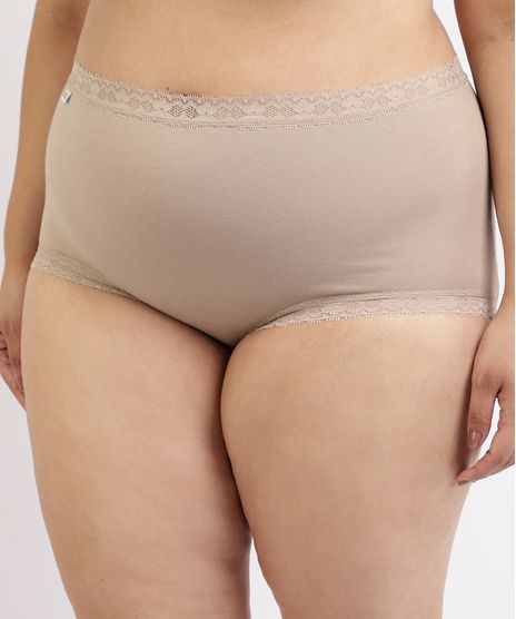 Calcinha-Plus-Size-Calecon-Triumph-em-Algodao-com-Renda-Bege-2-9957912-Bege_2_1