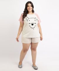 Pijama-Feminino-Plus-Size-Ursinho-Pooh-Blusa-Manga-Curta-Cinza-Mescla-Claro-9960369-Cinza_Mescla_Claro_3 Pijama-Feminino-Plus-Size-Ursinho-Pooh-Blusa-Manga-Curta-Cinza-Mescla-Claro-9960369-Cinza_Mescla_Claro_3