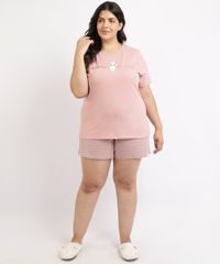 Pijama-Feminino-Plus-Size-Ursinho-Pooh-Blusa-Manga-Curta-Rosa-Claro-9960368-Rosa_Claro_3 Pijama-Feminino-Plus-Size-Ursinho-Pooh-Blusa-Manga-Curta-Rosa-Claro-9960368-Rosa_Claro_3