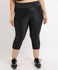 Calca-Feminina-Plus-Size-Esportiva-Ace-Corsario-Texturizada-Cintura-Alta-Preta-9955132-Preto_1