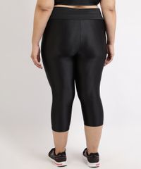 Calca-Feminina-Plus-Size-Esportiva-Ace-Corsario-Texturizada-Cintura-Alta-Preta-9955132-Preto_2