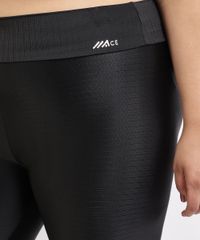 Calca-Feminina-Plus-Size-Esportiva-Ace-Corsario-Texturizada-Cintura-Alta-Preta-9955132-Preto_4