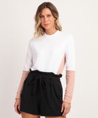 Blusao-de-Moletom-Feminino-com-Recorte-Rosa-9959970-Rosa_1
