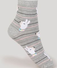 Meia-Feminina-Selene-Cano-Medio-Listrada-com-Lhama-Cinza-Mescla-9954831-CinzaMescla_3