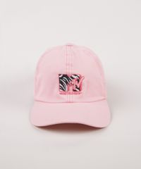 Bone-de-Sarja-Masculino-Aba-Curva-MTV-com-Bordado-Rosa-9963935-Rosa_1