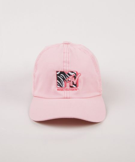 Bone-de-Sarja-Masculino-Aba-Curva-MTV-com-Bordado-Rosa-9963935-Rosa_1 Bone-de-Sarja-Masculino-Aba-Curva-MTV-com-Bordado-Rosa-9963935-Rosa_1