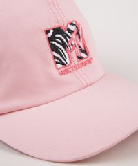 Bone-de-Sarja-Masculino-Aba-Curva-MTV-com-Bordado-Rosa-9963935-Rosa_2